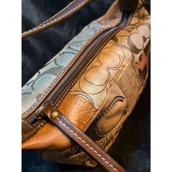 Vintage Coach Gallery patchwork mini Sufflette. In excellent condition. - Picture 10 of 11